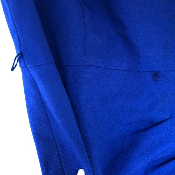 Calvin Klein Royal Blue Ruffled Accent Dress - Picture 5 of 8